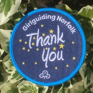 Girlguiding Norfolk Thank you badge