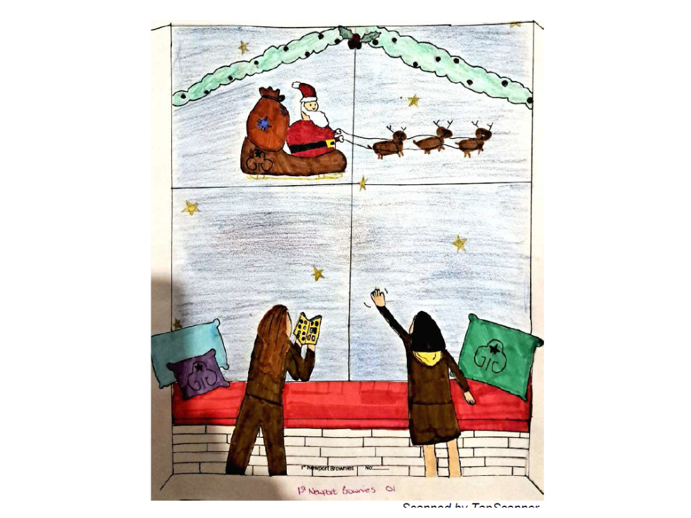 Girl guiding christmas cards