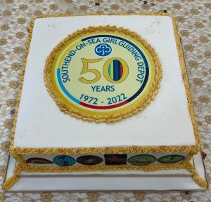 50th anniversary cake for depot