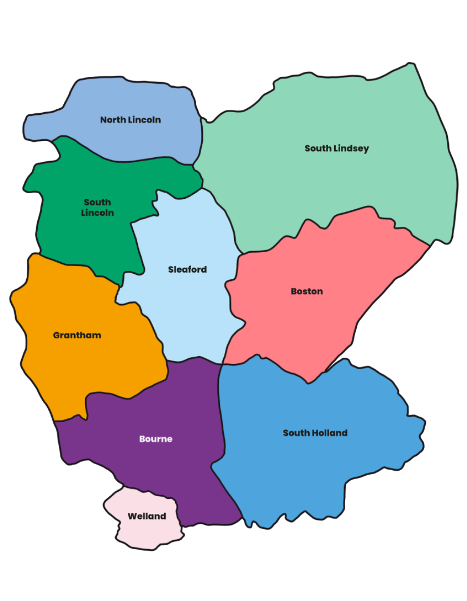 County Map - Girlguiding Lincolnshire South